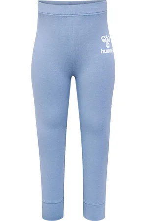Hummel Leggings - hmlMino - Faded Denim/Marshmallow