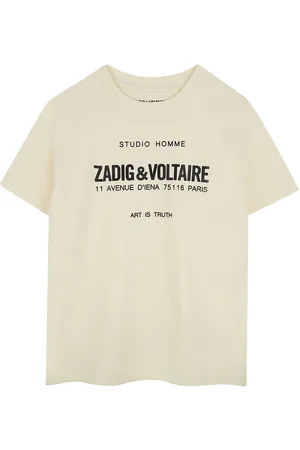 Zadig & Voltaire T-shirt - Offwhite m. Print