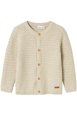 NAME IT Cardigan - Strik - NmmBilly - Peyote Melange