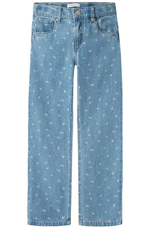 NAME IT Jeans - NkfRose - Light Blue Denim/Flowers