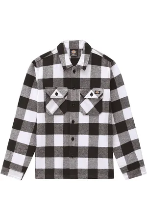 Dickies Skjorte - Sacramento - Sort/Hvidternet