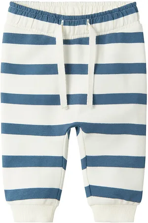 NAME IT Sweatpants - NbmBevo - China Blue m. Striber