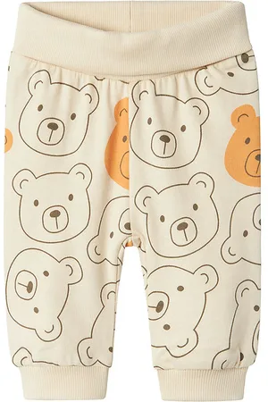 NAME IT Sweatpants - NbnBare - Summer Sand m. BjÃ¸rne