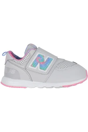 New Balance Sko - 574 - Grey Matter/Signal Pink