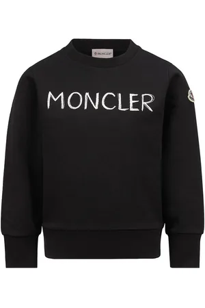 Moncler Sweatshirt - Sort m. Hvid