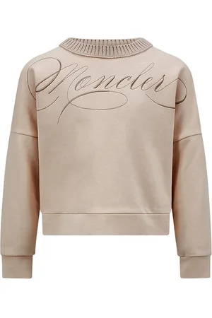 Moncler Sweatshirt - Rosa m. Broderi
