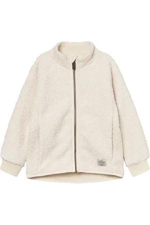 Mini A Ture Fleecejakke - Teddy - MatCedric - Angora Cream