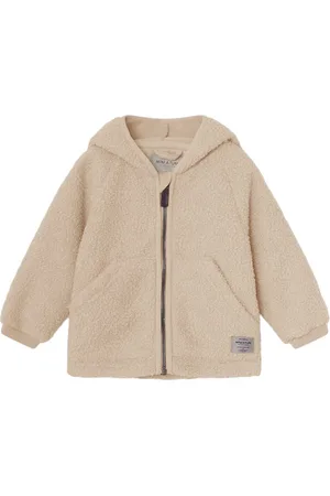 Mini A Ture Fleecejakke - Teddy - MatLiff - Sesame