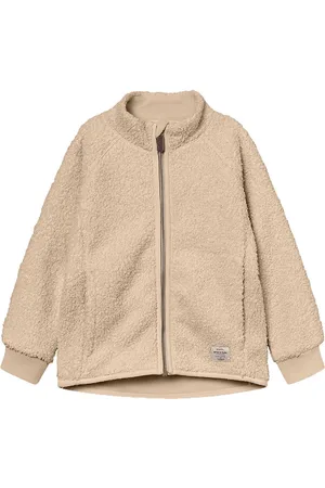 Mini A Ture Fleecejakke - Teddy - MatCedric - Sesame