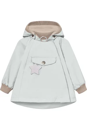 Mini A Ture Sommerjakke - MatWai Fleece - Blue Metal