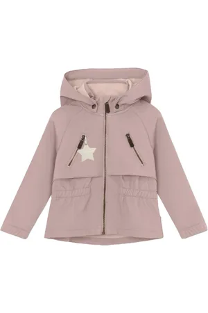 Mini A Ture Softshelljakke m. Fleece - MatAlgea - Cloudy Rose