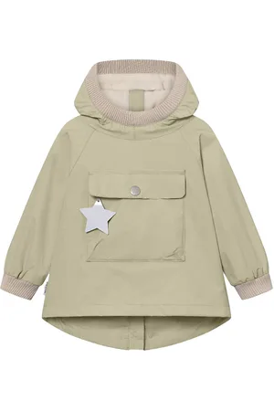 Mini A Ture Sommerjakke - MatBaby Vito Fleece Anorak - Elm Green