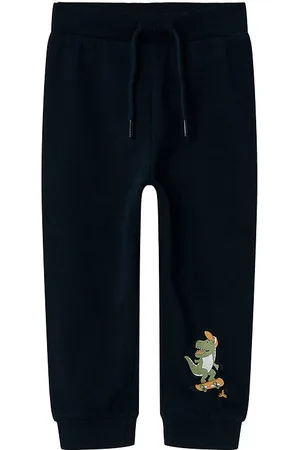 NAME IT Sweatpants - NmmVildar - Dark Sapphire/Skater Dino m. Pr