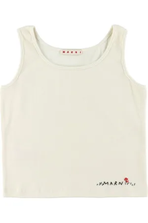 Marni Tanktop - Rib - Cropped - Hangtag Yellow