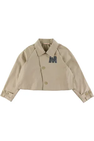 Marni Jakke - Cropped - Sand Beige m. Similisten