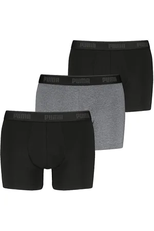 PUMA Boxershorts - 3-pak - Comfort Stretch - Men - Sort/GrÃ¥