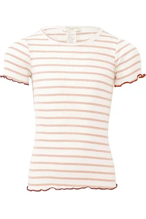 Minimalisma Bluse - Rib - Silke/Bomuld - Blomst - Sweet Stripes/