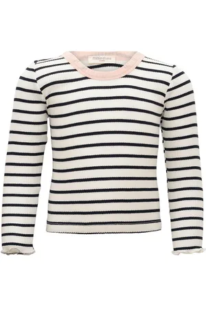 Minimalisma Bluse - Rib - Silke/Bomuld - Bardot - Sailor