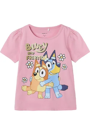 NAME IT Bluse - NmfFara Bluey - Pink Frosting