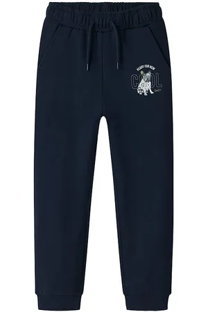 NAME IT Sweatpants - NkmBedog - Navy Blazer m. Print