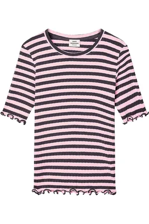Mads Norgaard T-shirt - Rib - Tuviana - Parisian Night/Parfait P