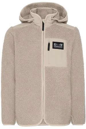 Didriksons Fleecejakke - Teddy - Exa - Beach Beige