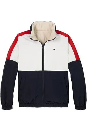 Tommy Hilfiger Jakke - Vendbar - Classic Beige/Rev Colourblock