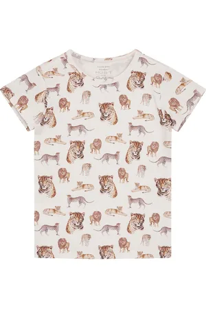 Hust and Claire T-shirt - Austin - Bambus - White Sand
