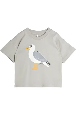 Mini Rodini T-shirt - Seagull - GrÃ¥