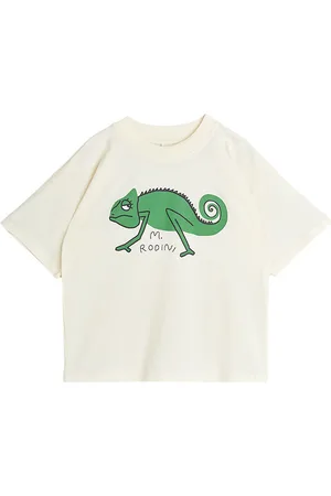 Mini Rodini T-shirt - Lizard - Offwhite