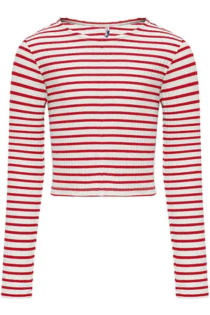 ONLY Bluse - KogNella - Cloud Dancer/Horizontal Equestian R