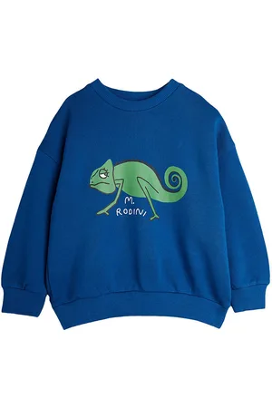 Mini Rodini Sweatshirt - Lizard - BlÃ¥