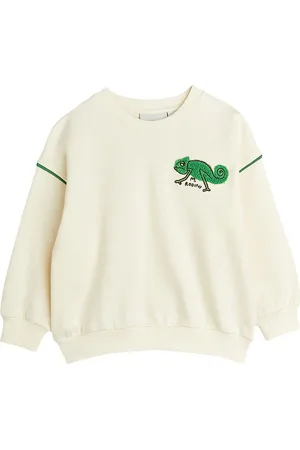 Mini Rodini Sweatshirt - Lizard - Offwhite