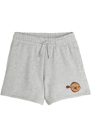 Mini Rodini Sweatshorts - Flundra - GrÃ¥meleret