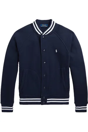 Ralph Lauren Bomberjakke - Navy/Hvid