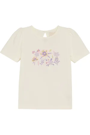 Creamie Creanie T-shirt - Orchid Petal m. Blomster