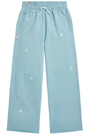 Ralph Lauren Sweatpants - BlÃ¥ m. Broderier