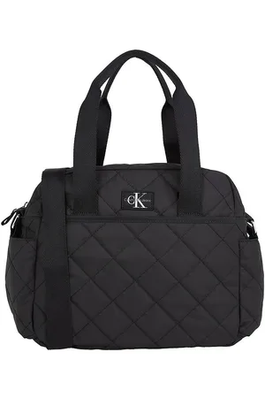 Calvin Klein Pusletaske - Quiltet - Ck Black
