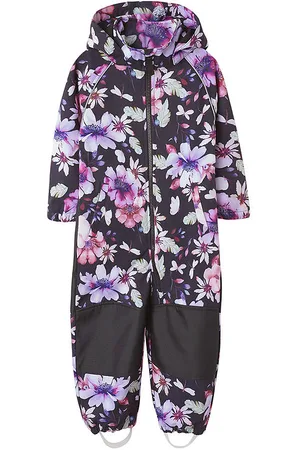NAME IT Softshelldragt m. Fleece - Noos - NmfAlfa08 - Sort/Big F