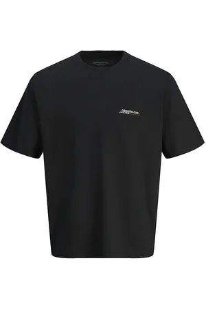 JACK & JONES T-shirt - JorIslington - Sort m. Print