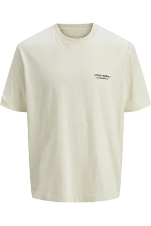 JACK & JONES T-shirt - JorIslington - Antique White m. Print