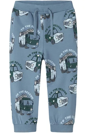 NAME IT Sweatpants - NmmDibbo - Spring Lake m. Print