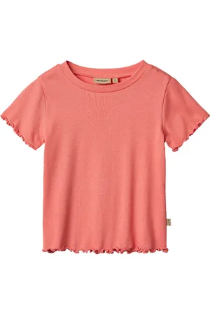 WHEAT T-shirt - Rib - Irene - Light Coral