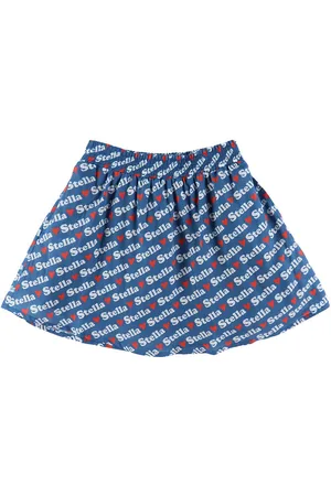 Stella McCartney Nederdel - BlÃ¥ m. Logoprint