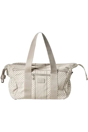 LALA BERLIN Taske - Big Bag Muriel 2.0 - Heritage Stripe Beige