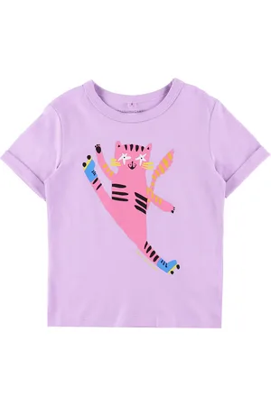 Stella McCartney T-shirt - Lilla m. Kat