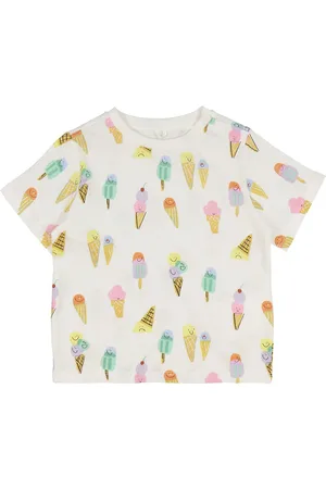 Stella McCartney T-shirt - Ivory m. Isvafler