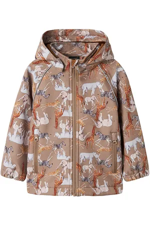 NAME IT Softshelljakke m. Fleece - NmnAlfa08 - Mountain Trail/Sa
