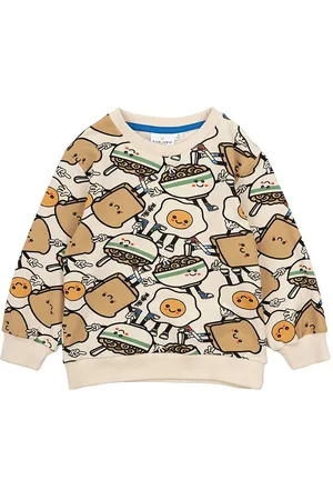 The New Siblings Sweatshirt - TnstNelson - White Swan AOP