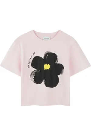 Marc Jacobs T-shirt - Rosa/Sort m. Blomst